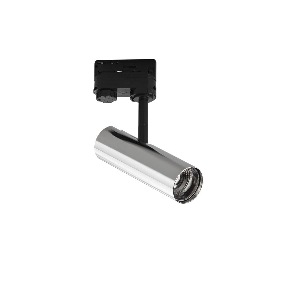 PROIETTORE A BINARIO LED ROCKET CROMO 7W 980LM CCT 5X1,65CM