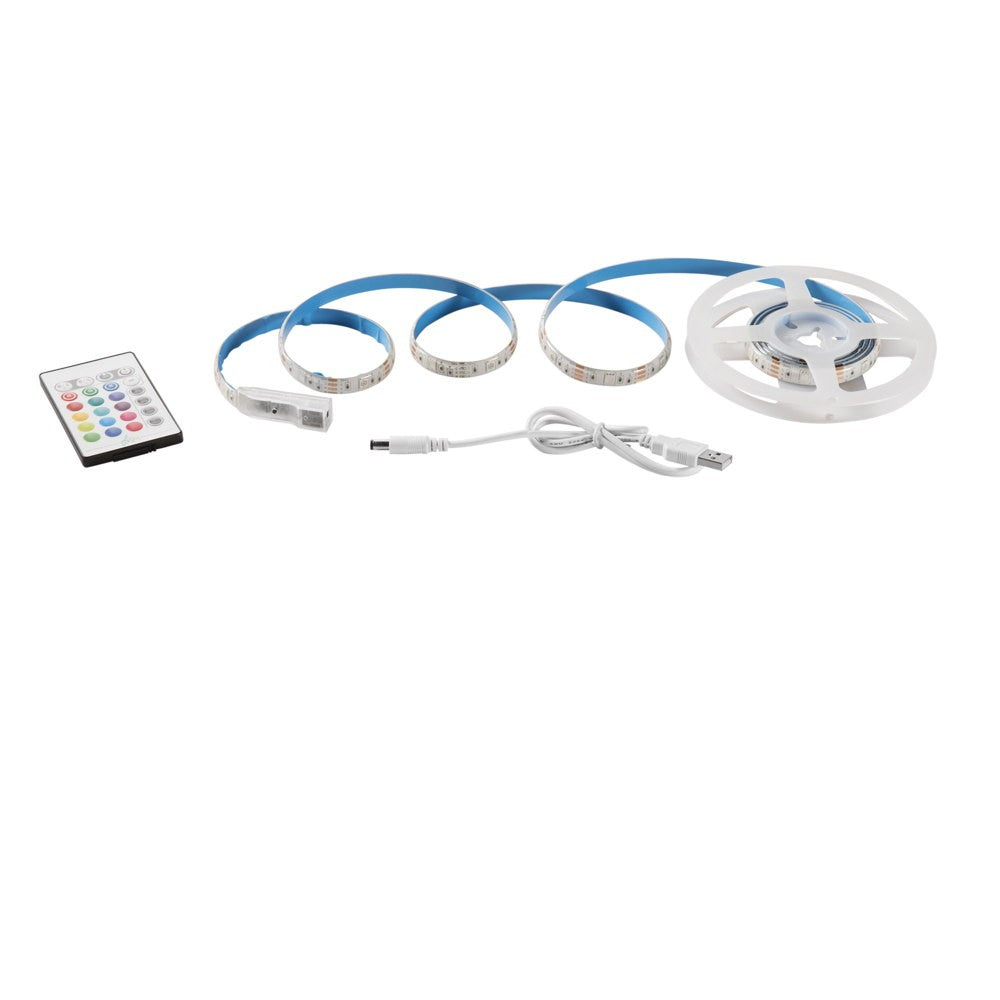 STRIP LED 5050 SURROUND 60 LED/M 3W/M RGB IP65 TOUCH E USB 200X1X0,3CM