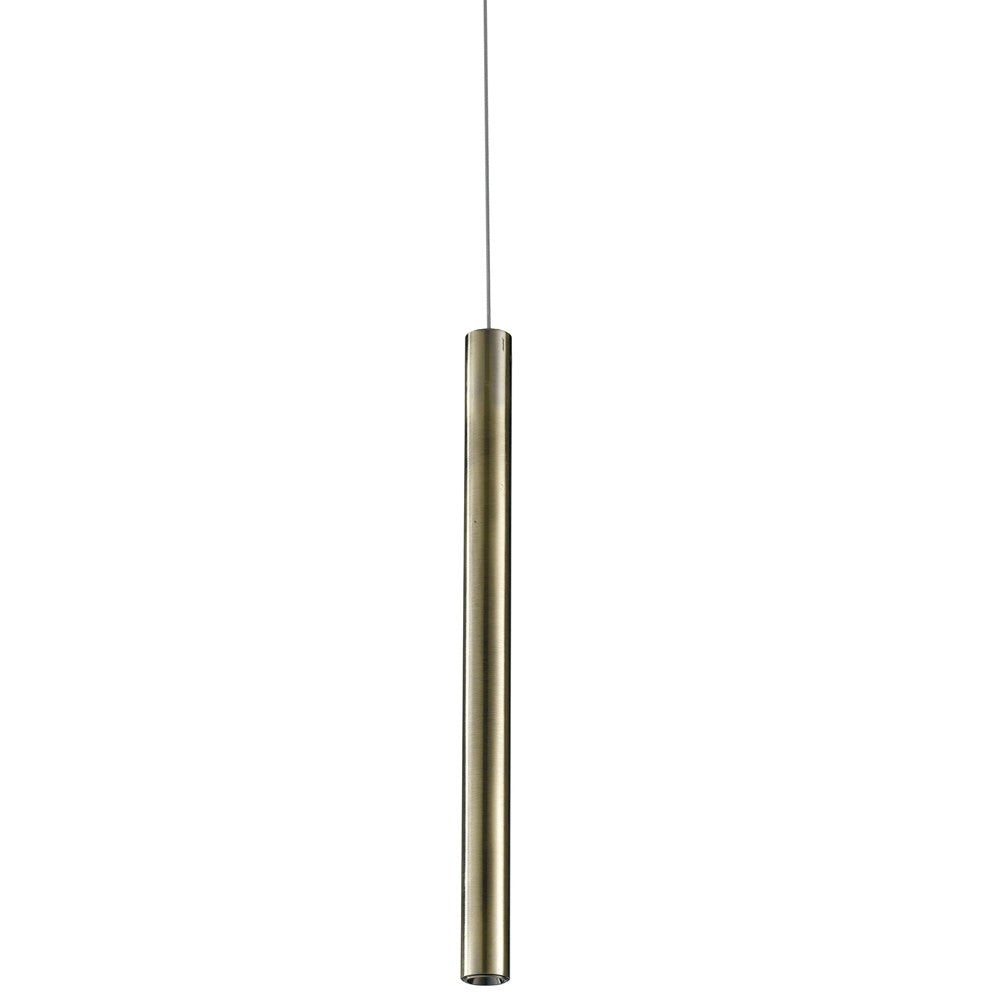 SOSPENSIONE LED BINARIO OBOE BRONZO 3,5W 240LM 3000K 2,5X150CM
