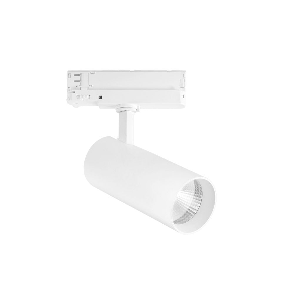 FARO BINARIO PLANE BIANCO LED 30W 3600LM 3000K 7X15CM