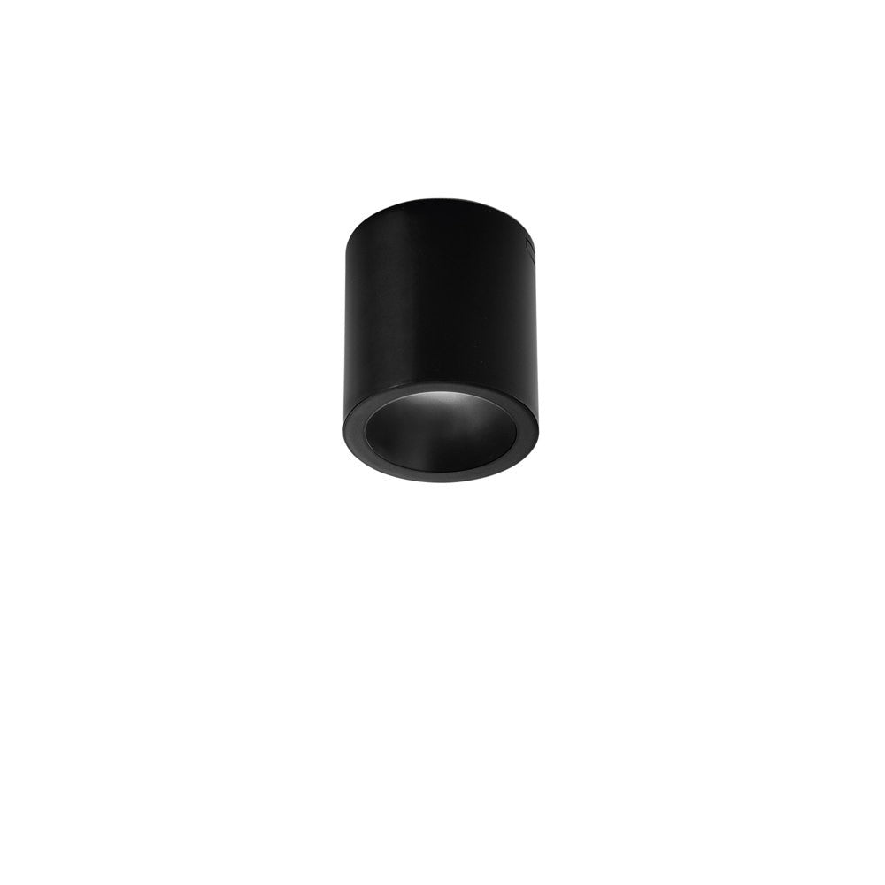 PLAFONIERA LED MANOR TONDA NERA 7W 820LM CCT 3000-4200-6500K 9X10 CM