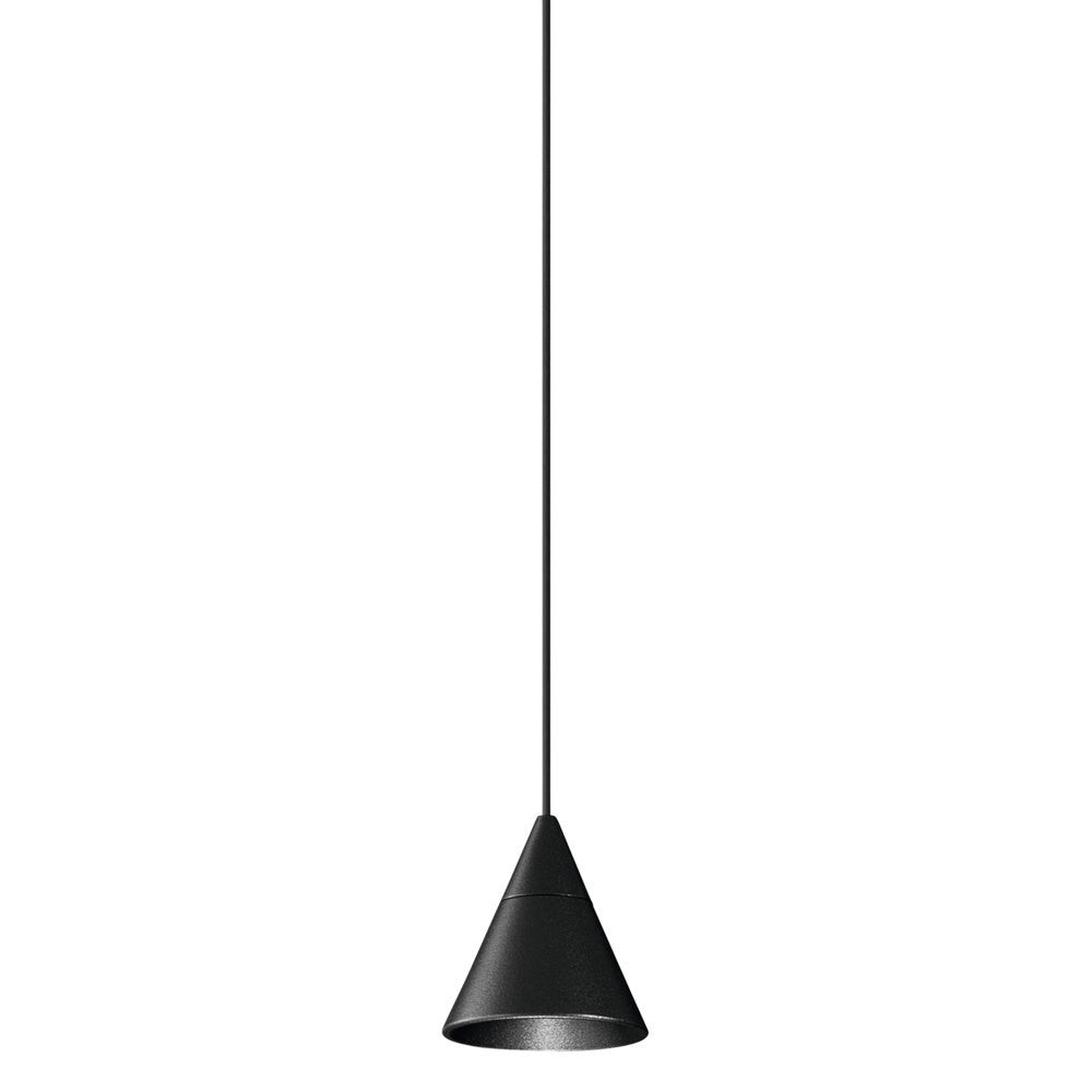 SOSPENSIONE SHIFT KON NERA IN METALLO 48V 5W 3000K Ø70X75MM