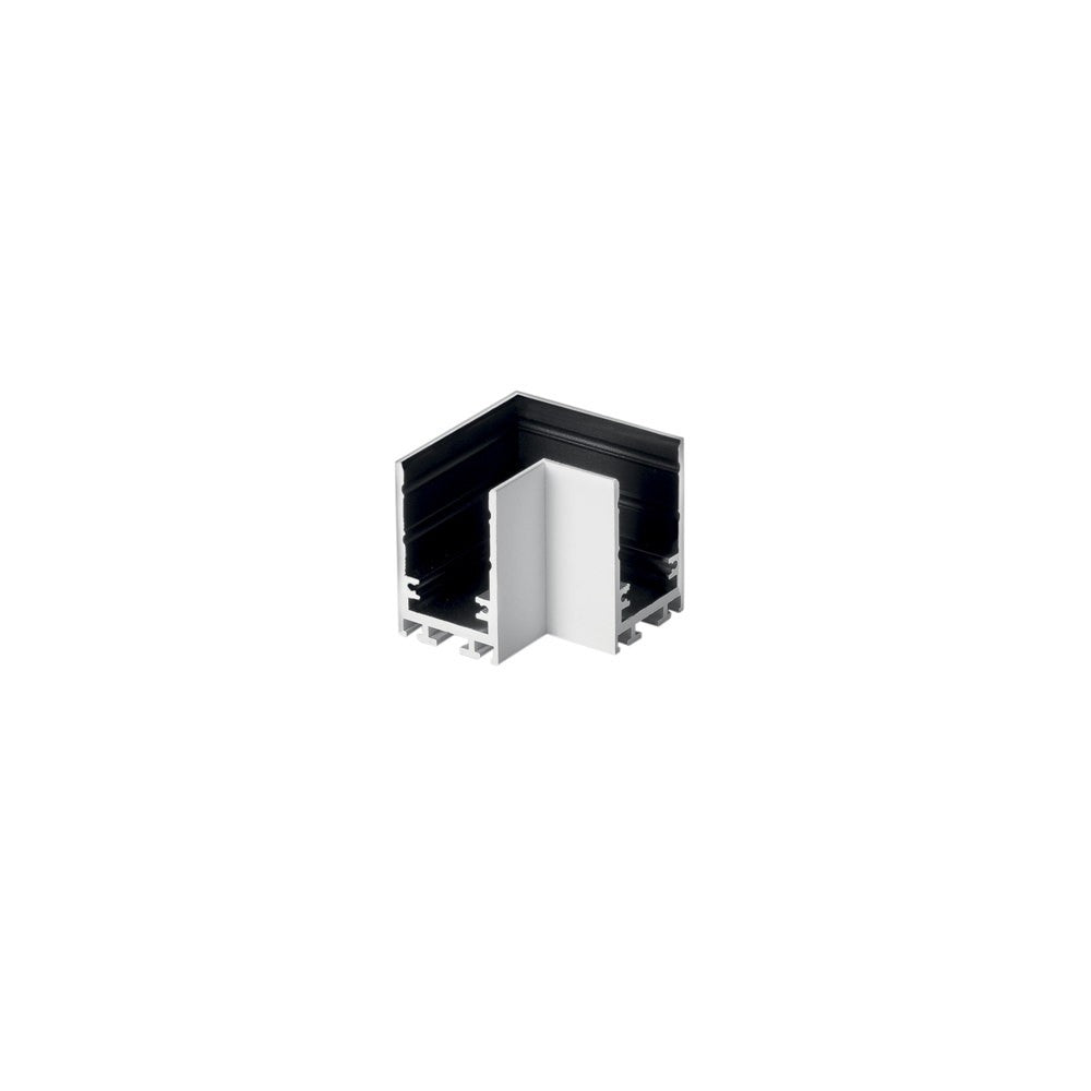 CONNETTORE ANGOLARE BIANCO PER BINARIO DAVINCI A SOFFITTO/SOSPENSIONE 4,5X4,2X2,6CM