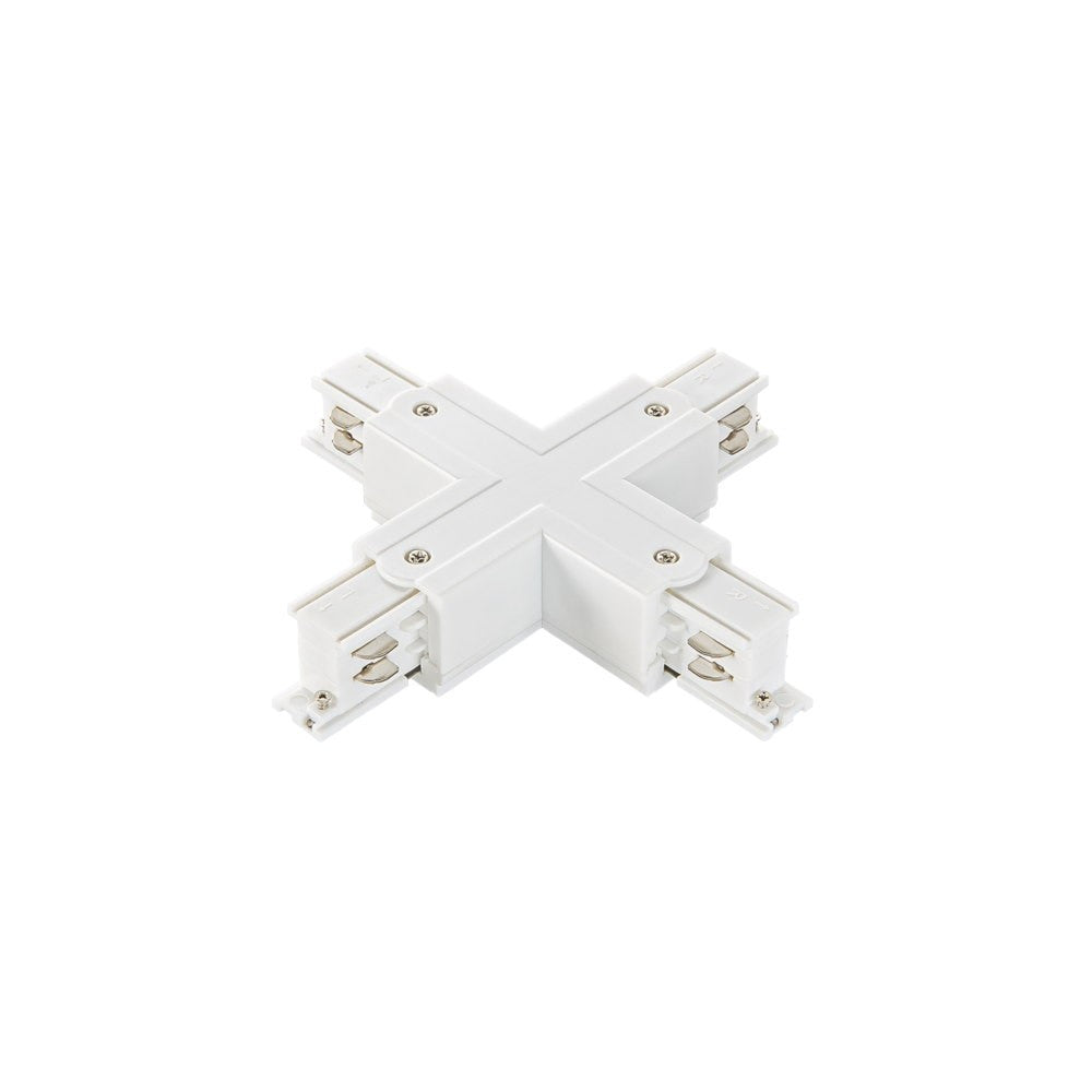CONNESSIONE A X PER BINARIO TRIFASE RAIL BIANCO 18,17X4,2X3,44CM