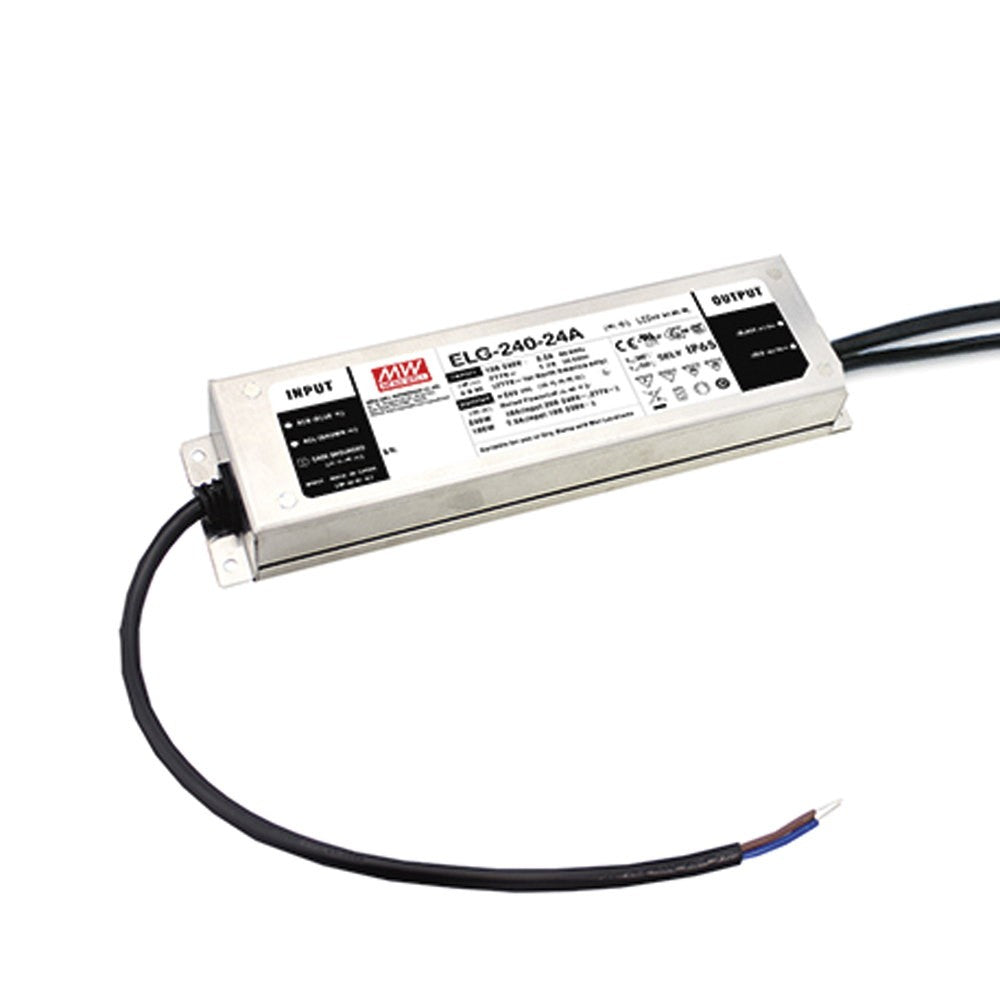DRIVER MW ELG DIMM. DALI OUTPUT 24V 10A 240W INPUT AC100-305V DC142-431V IP67 24,4X7,1X3,7CM