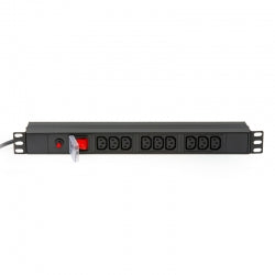 LINK LK10052 - MULTIPRESA DA RACK 19"" CON 9 PRESE FEMMINA IEC C13