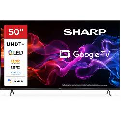 SHARP 50HP5265E - 50"" GOOGLE TV QLED 4K - FRAMELESS - DOLBY AUDIO / VISION - CHROMECAST - BLACK - IT
