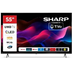 SHARP 55HM5246E - 55"" SMART TV QLED 4K - FRAMELESS - HDR - AUDIO HARMAN KARDON - IT