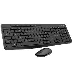 VULTECH KM-841W - KIT TASTIERA E MOUSE WIRELESS - LOW PROFILE - TASTI FUNZIONALI