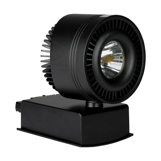 33W LED COB CRI>95 Track Light Black Body 4000K