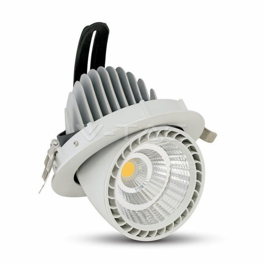 33W LED Zoom Fitting Downlight Round 3000K
