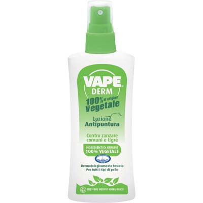 REPELLENTE INSETTI 100% VEGETALE VAPE DERM
