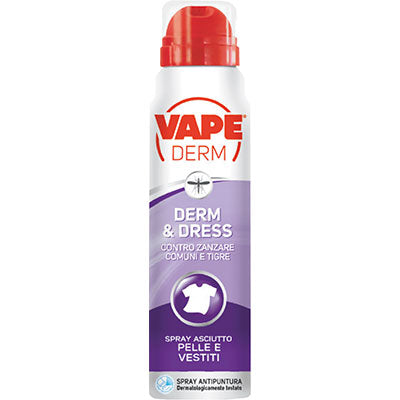 REPELLENTE INSETTI VAPE DERM & DRESS