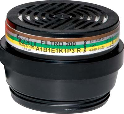 FILTRO X RESPIRATORE A MASCHERA POLIMASK 100 SEKUR