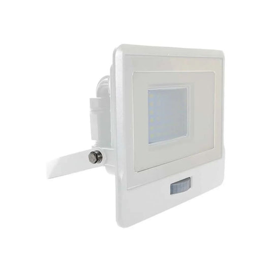 30W LED PIR Sensor Floodlight SAMSUNG CHIP White Body 4000K