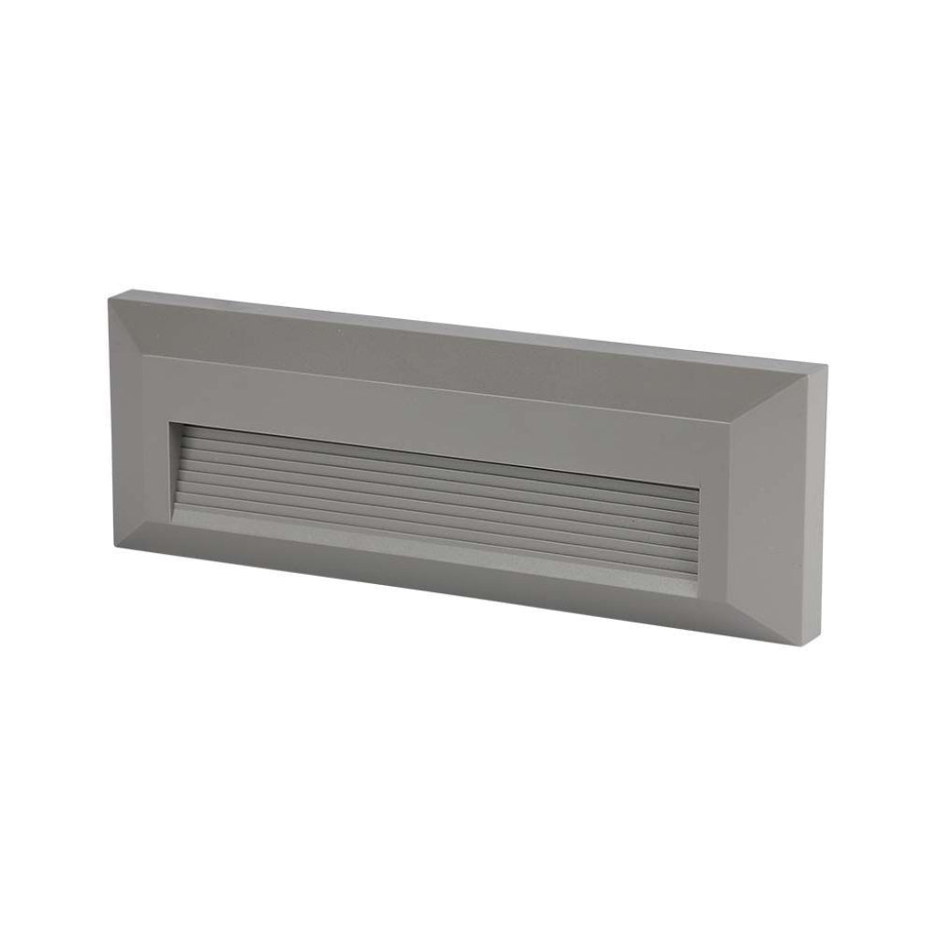 3W Led Step Light 4000K Grey Body Rectangle