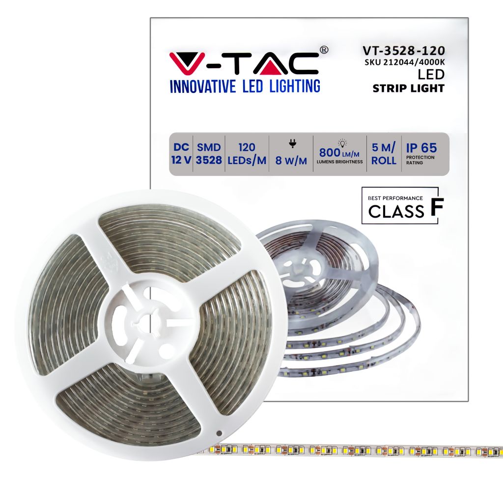 LED Strip SMD3528 - 120 LEDs 4000K IP65