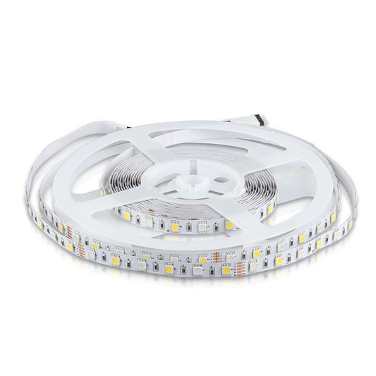 LED Strip 5050 - 60 LEDs 12V IP20 RGB + 4000K