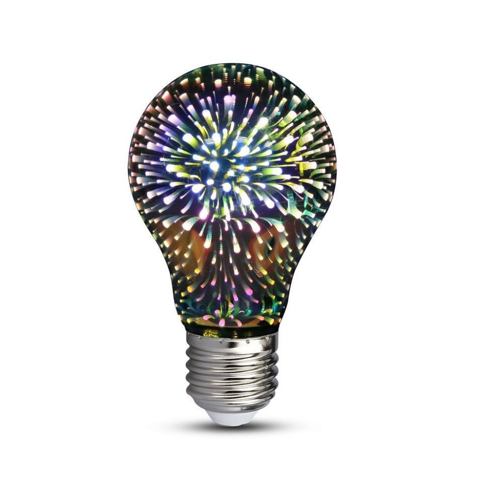 3W A60 Led 3D Filament Bulb 3000K E27