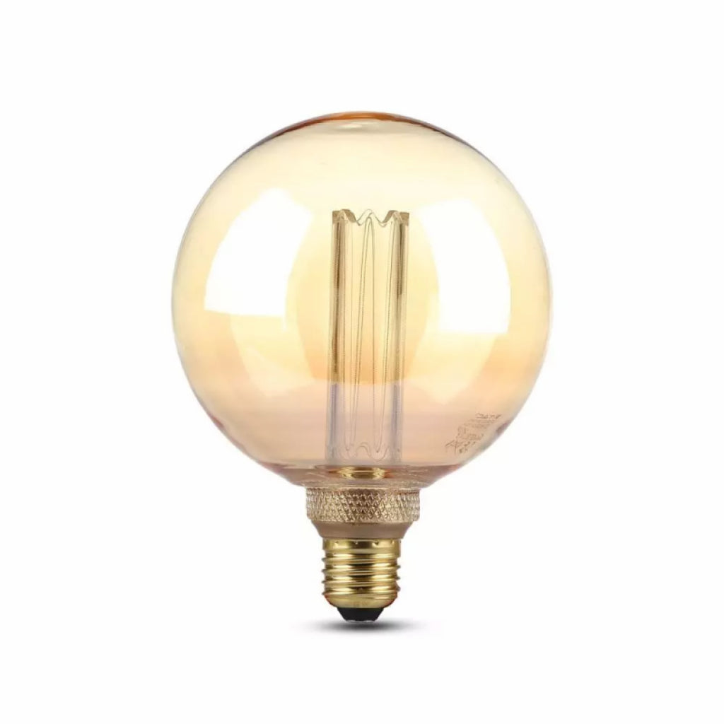 4W Led G125 Amber Cover Filament Bulb 2200K E27