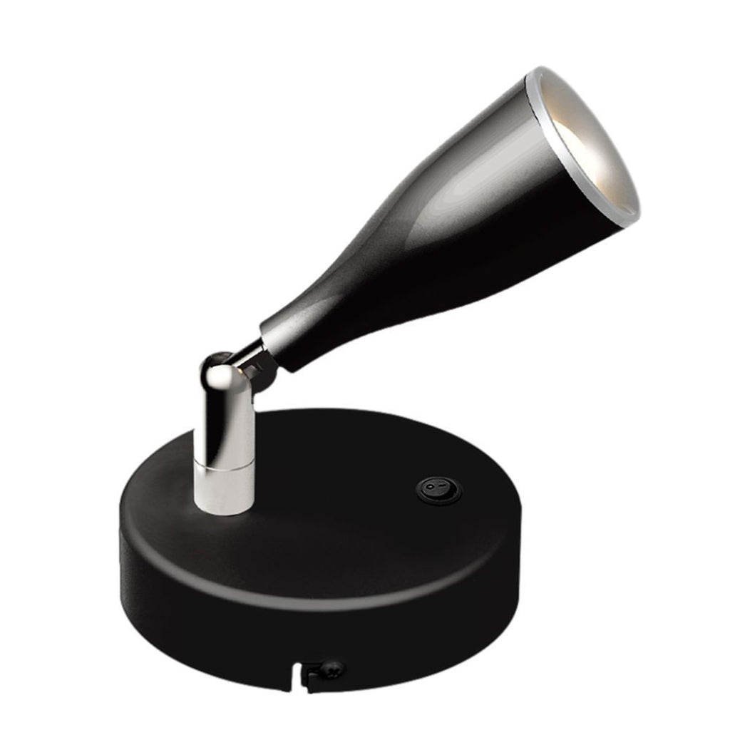 4.5W Led Wall Lamp With Switch 4000K Black