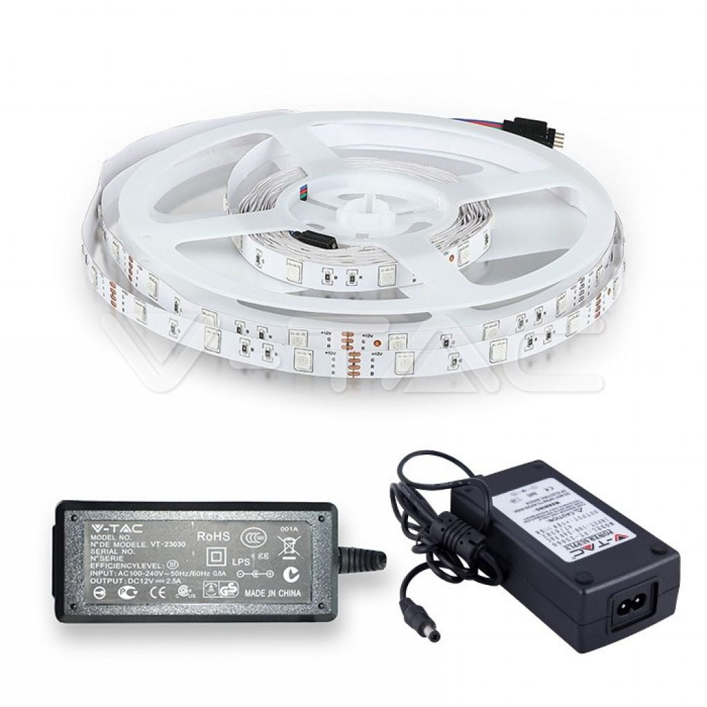 LED Strip Set SMD5050 30 LEDs RGB IP44  /2124+2671+3625/