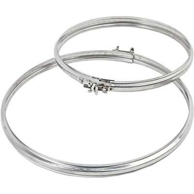 FASCETTA BLOCCAGGIO TUBO ACCIAIO INOX AISI 304