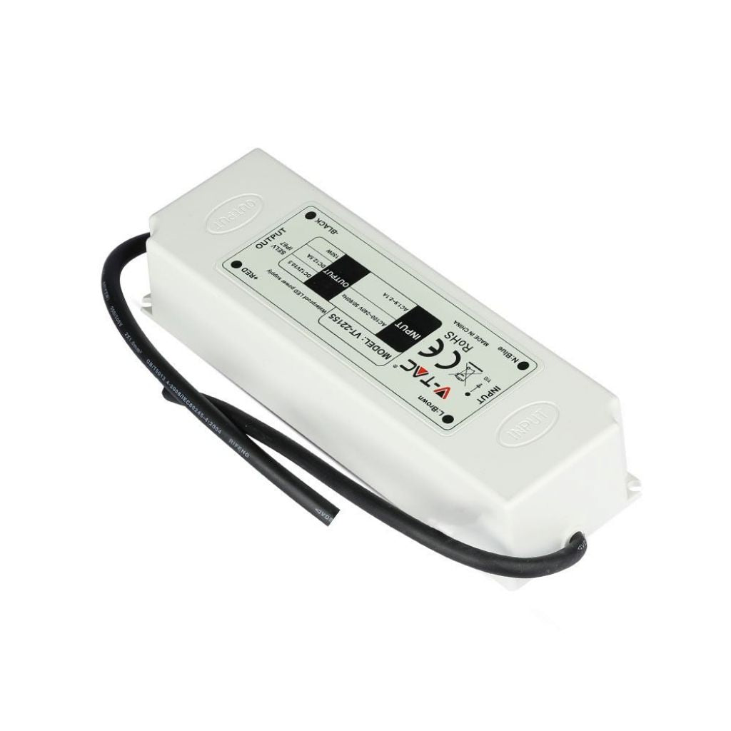 LED Plastic Slim Power Supply 150W IP67 12V (5 anni di Garanzia)