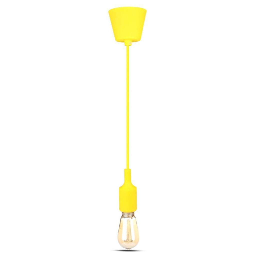 E27 Pendant Holder Yellow