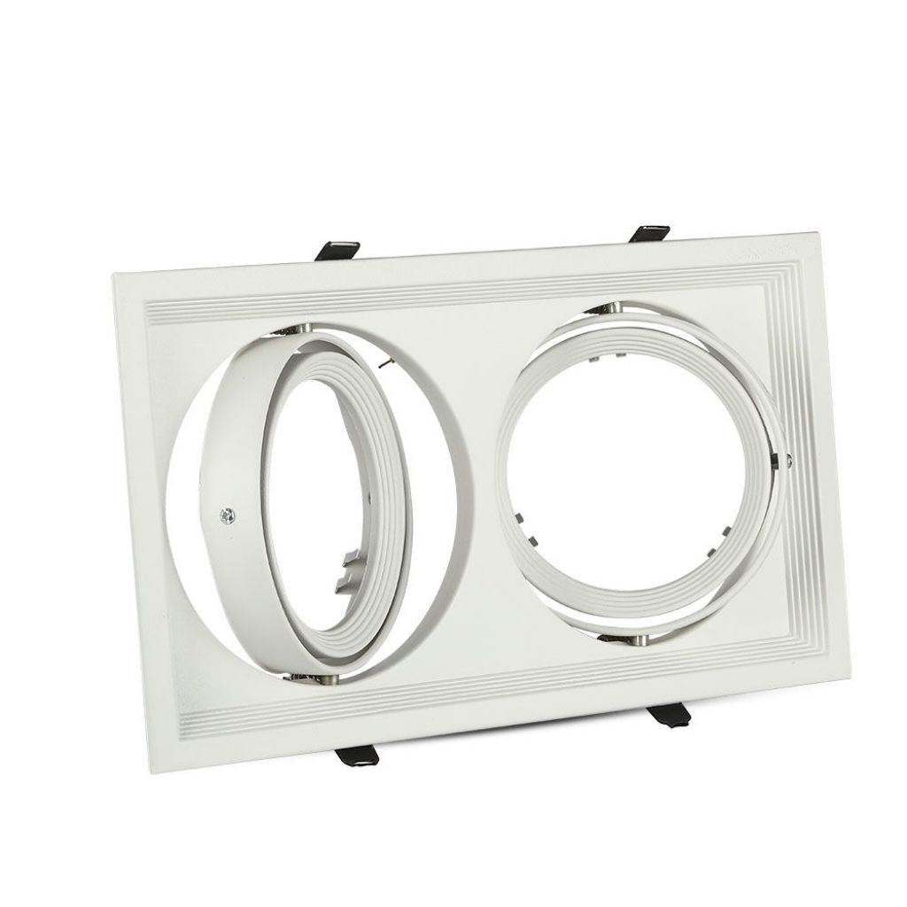 2xAR111 Fitting White