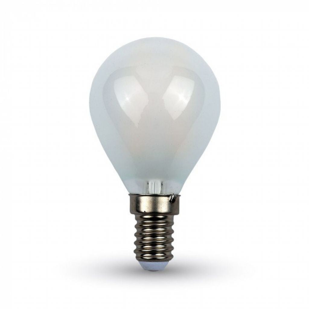 LED Bulb - 4W Cross Filament E14 P45 Frost Cover 2700K