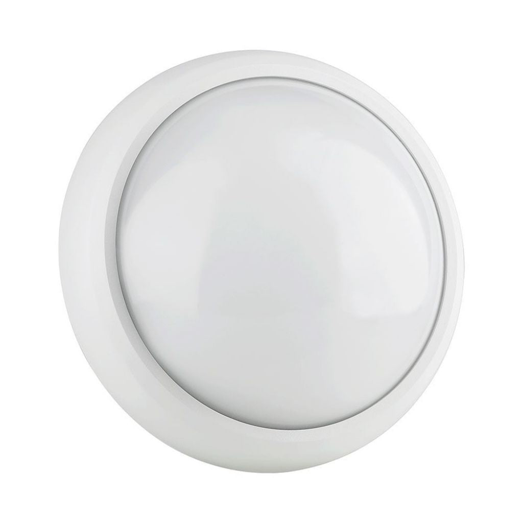 8W Dome Light Round White Body 3000K IP66