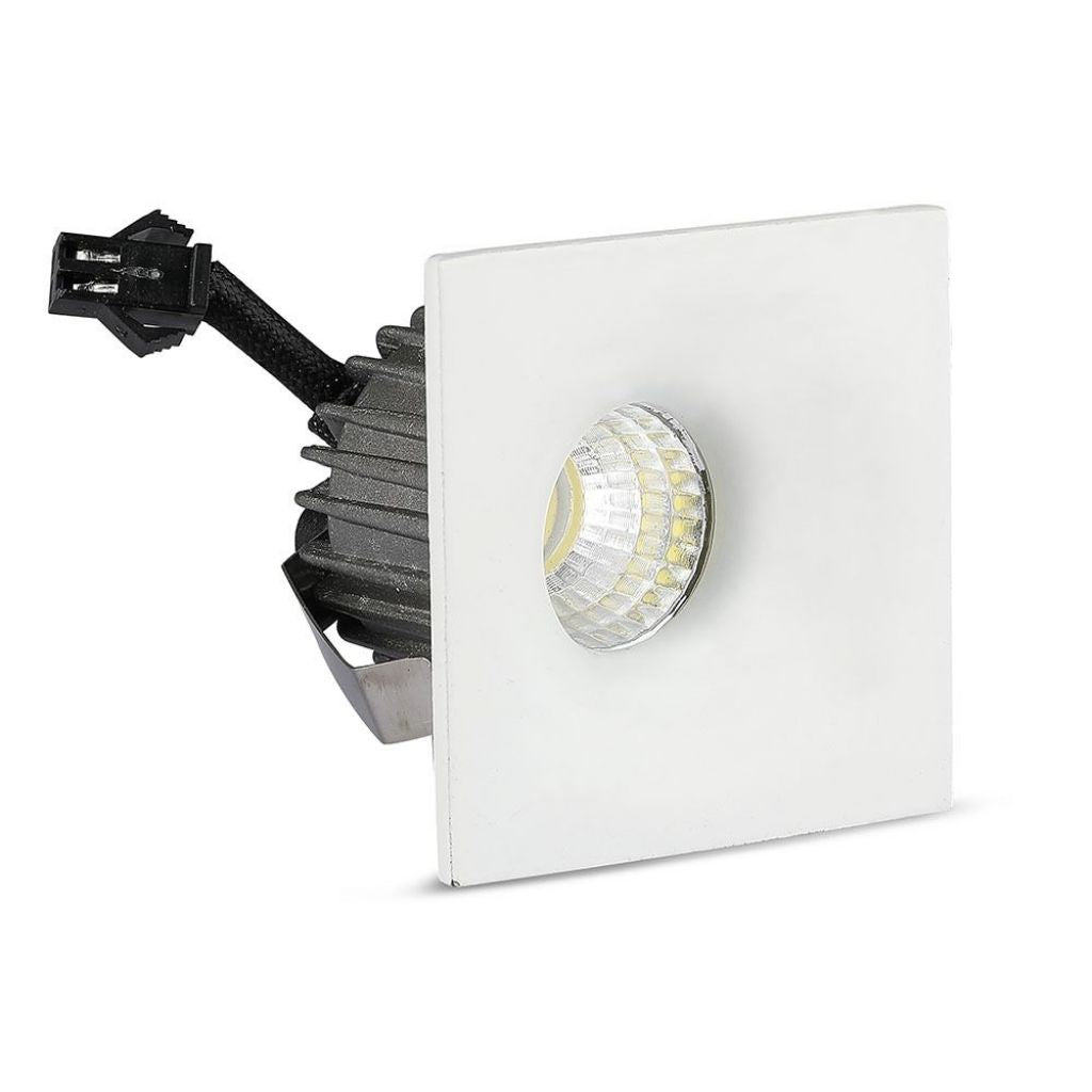 3W LED Downlight Fixed Type Square 6400K