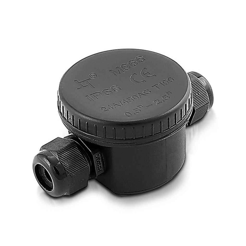 3 PIN Terminal Block Black 5-9mm IP66