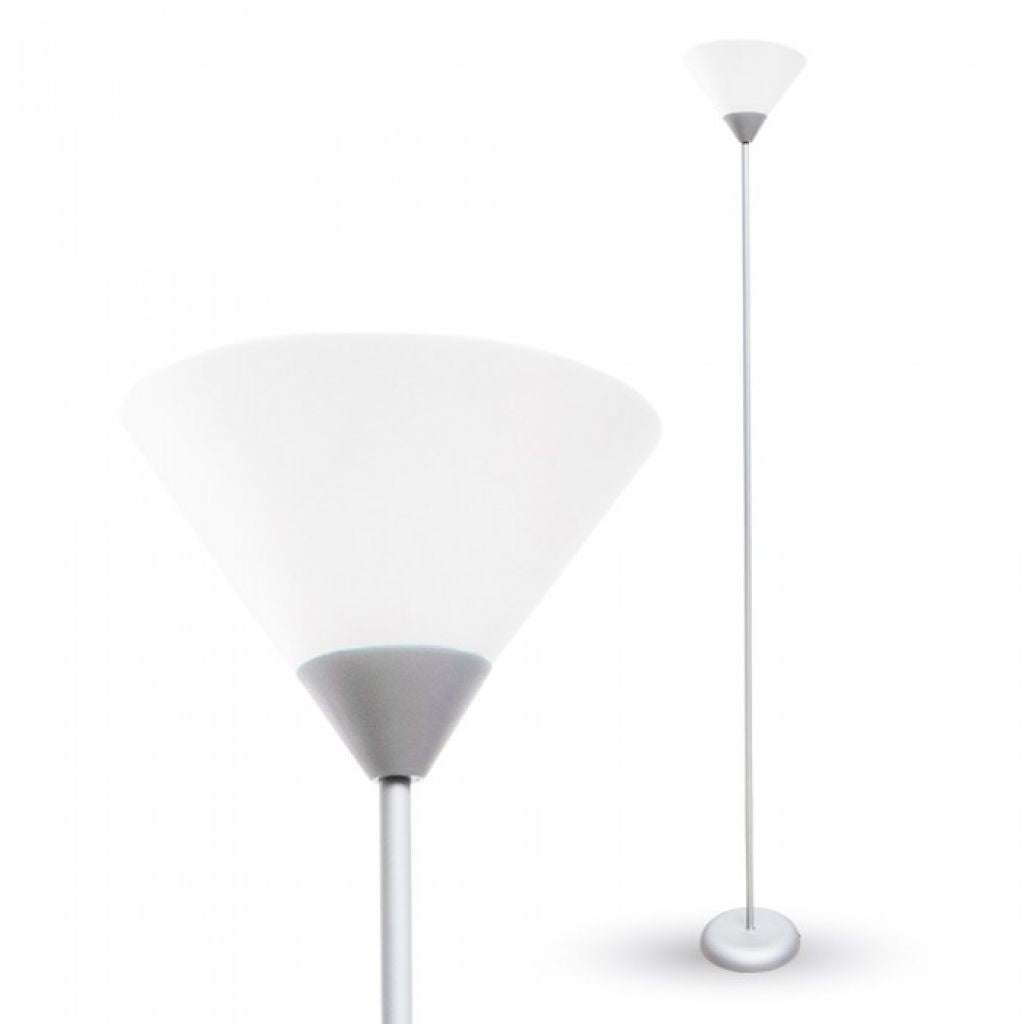Floor Lamp E27 60W Silver Body