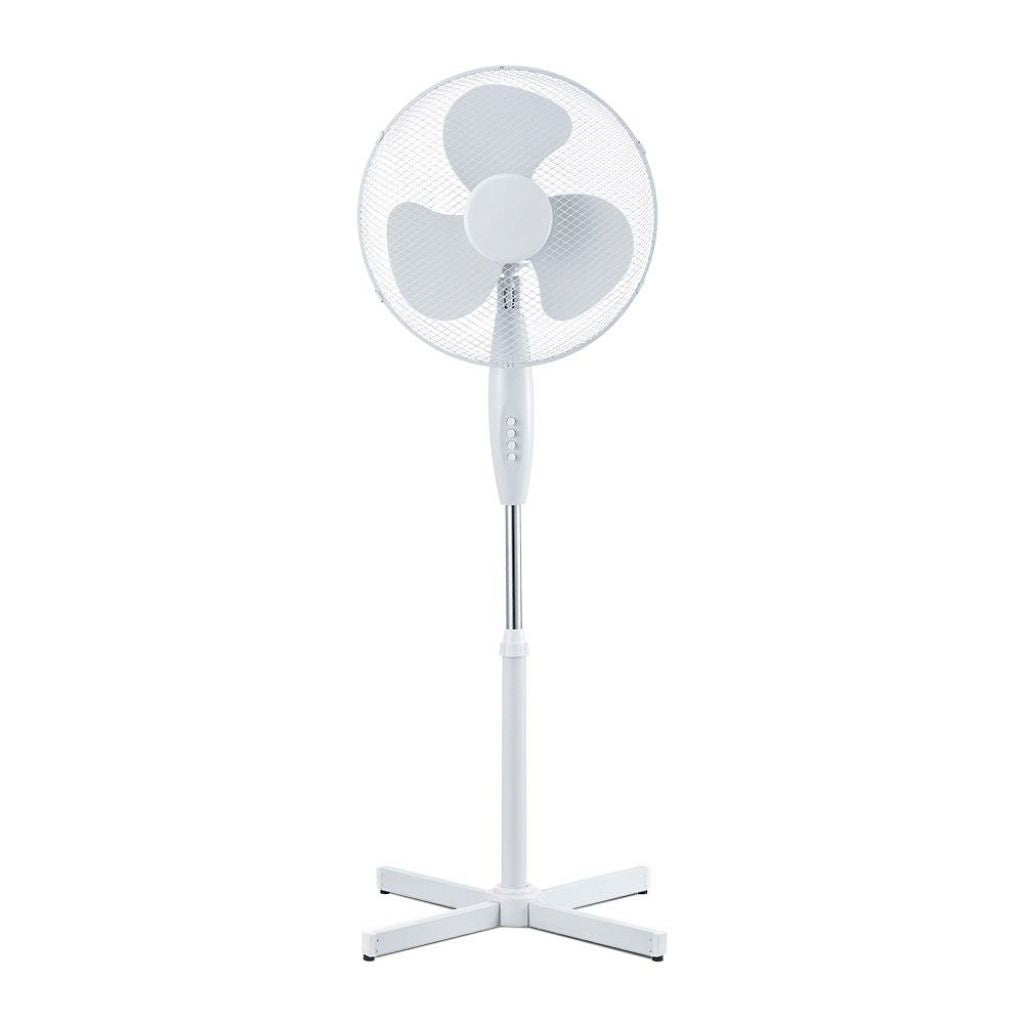 40W Stand Fan With 600mm Cross Base 4 Buttons 3 Blades
