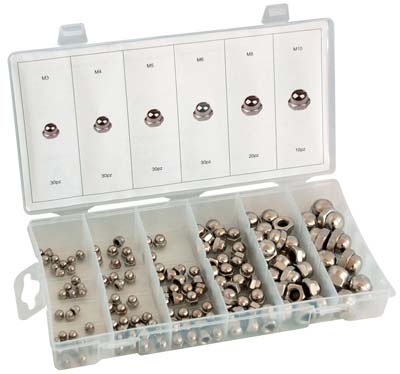 DADO ESAGONALE CIECO ZINCATO IN KIT SELF HAND