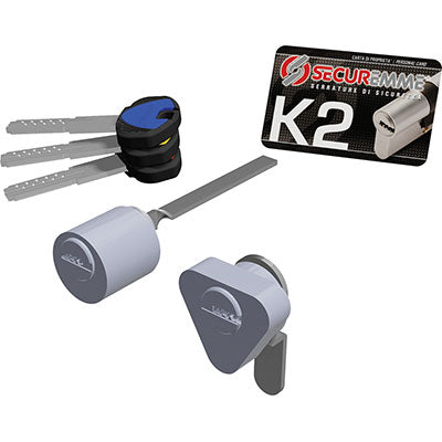 COPPIA CILINDRI ESTERNI K2 3200-E SECUREMME