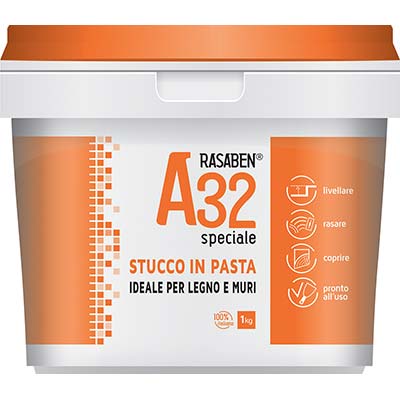 STUCCO PASTA LEGNO MURO K2 RASABEN A32