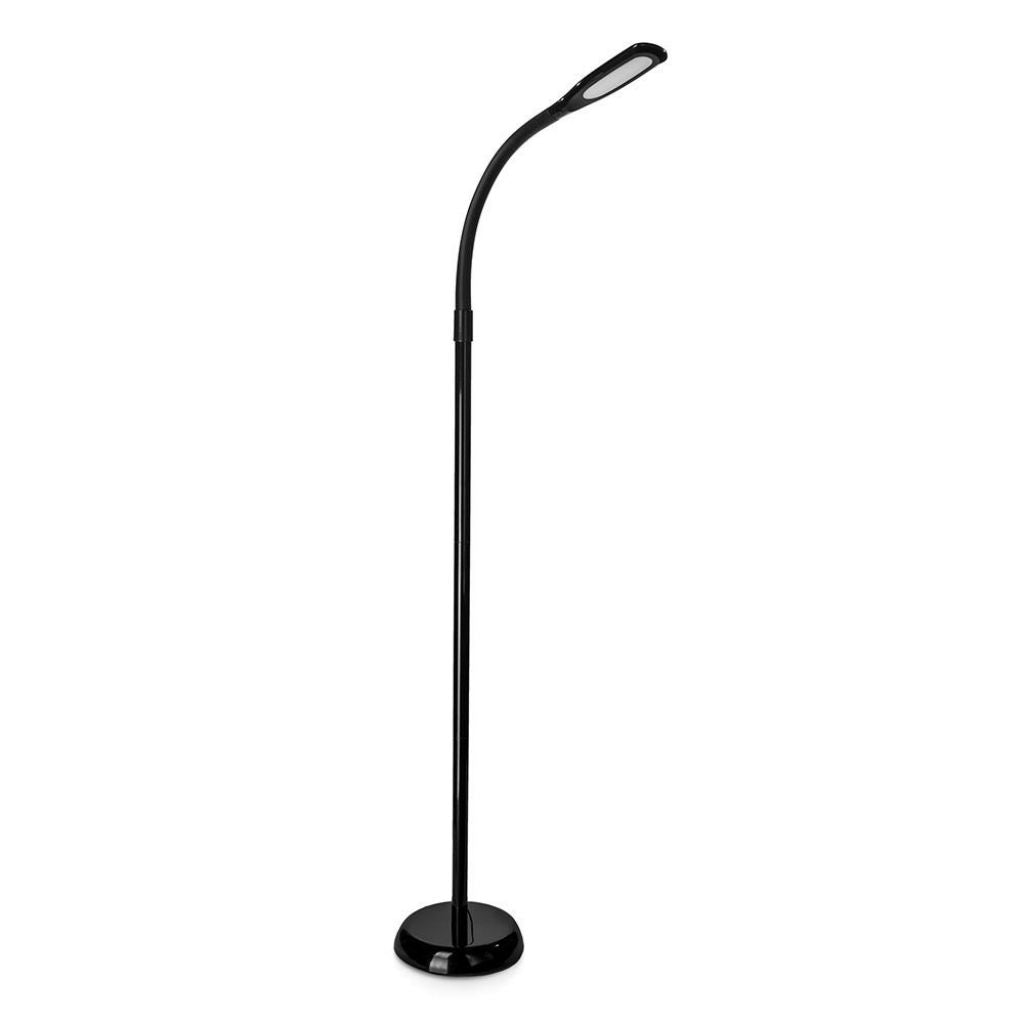 7W LED Floor Lamp Black 4000K