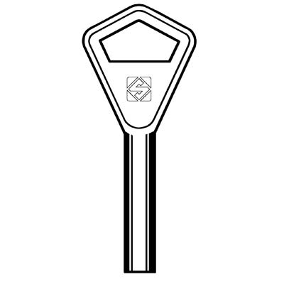 CHIAVE PIATTA ABLOY AY1 SILCA