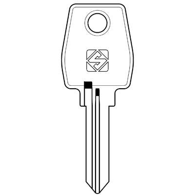 CHIAVE PIATTA EUROLOCKS EU11R SILCA