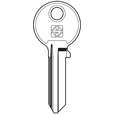 CHIAVE PIATTA ISEO IE12 SILCA