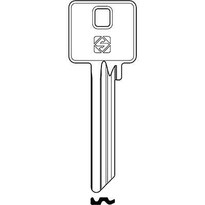 CHIAVE PIATTA VIRO VI38 SILCA