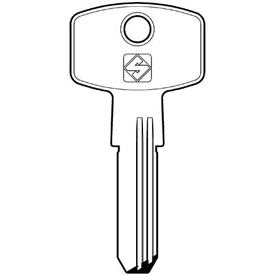 CHIAVE PUNZONATA ELCA TESA EC5 SILCA