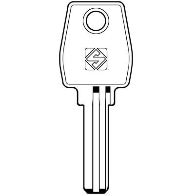 CHIAVE PUNZONATA EUROLOCKS EU17 SILCA