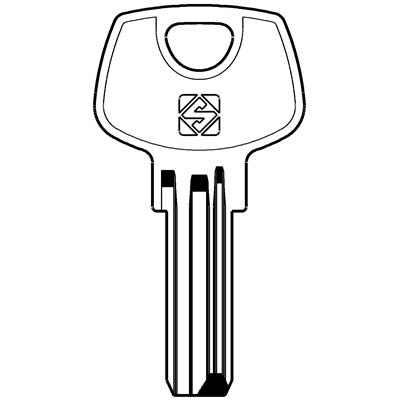CHIAVE PUNZONATA DOM DM138 SILCA