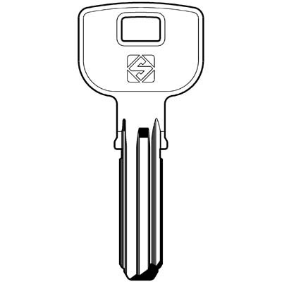 CHIAVE PUNZONATA TESA TE9 SILCA