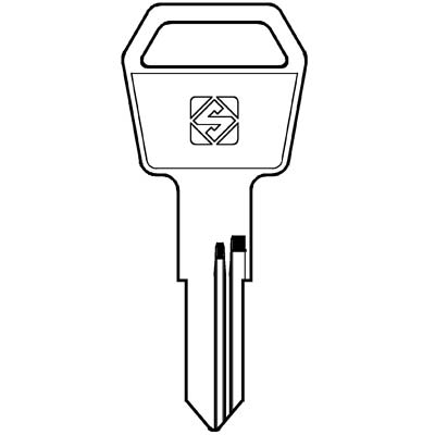 CHIAVE PIATTA ALUBOX ALU1 SILCA