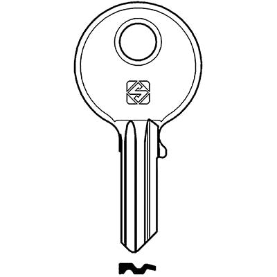 CHIAVE PIATTA ISEO IE36 SILCA